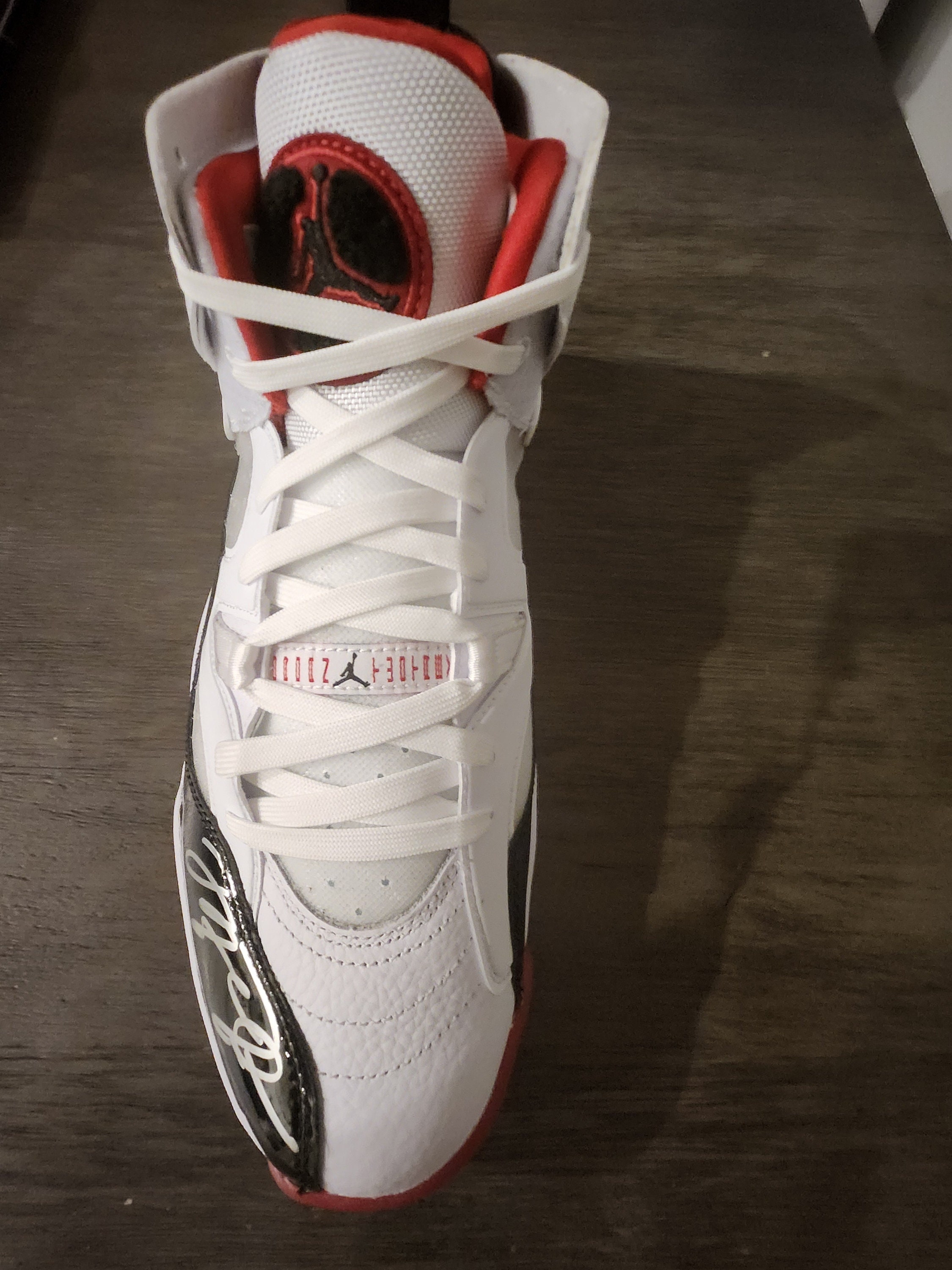 signed michael jordan sneakers