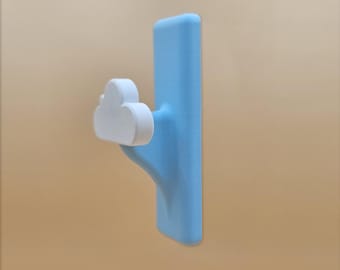 Gancho de parede fofo em nuvem para berçário, cabide para casaco, decoração de quarto de bebê, gancho para bolsa colorido, presente para chá de bebê, cabide de parede não danificável de 3 m