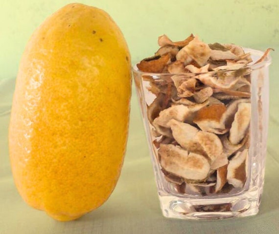 Lemon Peel : Premium Sun Dried Natural Lemon Peel with Aroma for Culinary Creation,  Dried Herbs, Spa Gift, Organic cosmetics for Skin Care