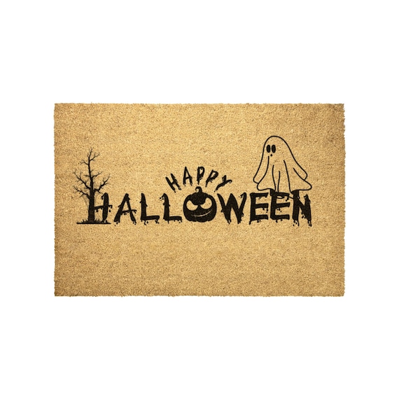 Halloween doormat, fall doormat, Halloween rug, washable rug, front doormat, outdoor fall decor, housewarming gift for neighbors, friends