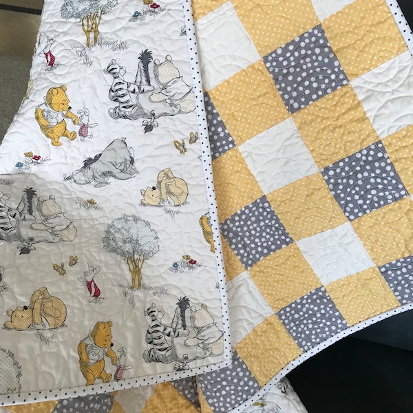 Winnie the Pooh Baby Quilt Kit Etsy