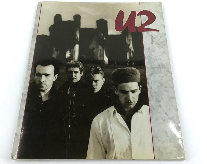 U2 1985 Unforgettable Fire US Tour Program - Vintage Original Concert Souvenir Booklet, Bono, The Edge, 1980s Rock Memorabilia