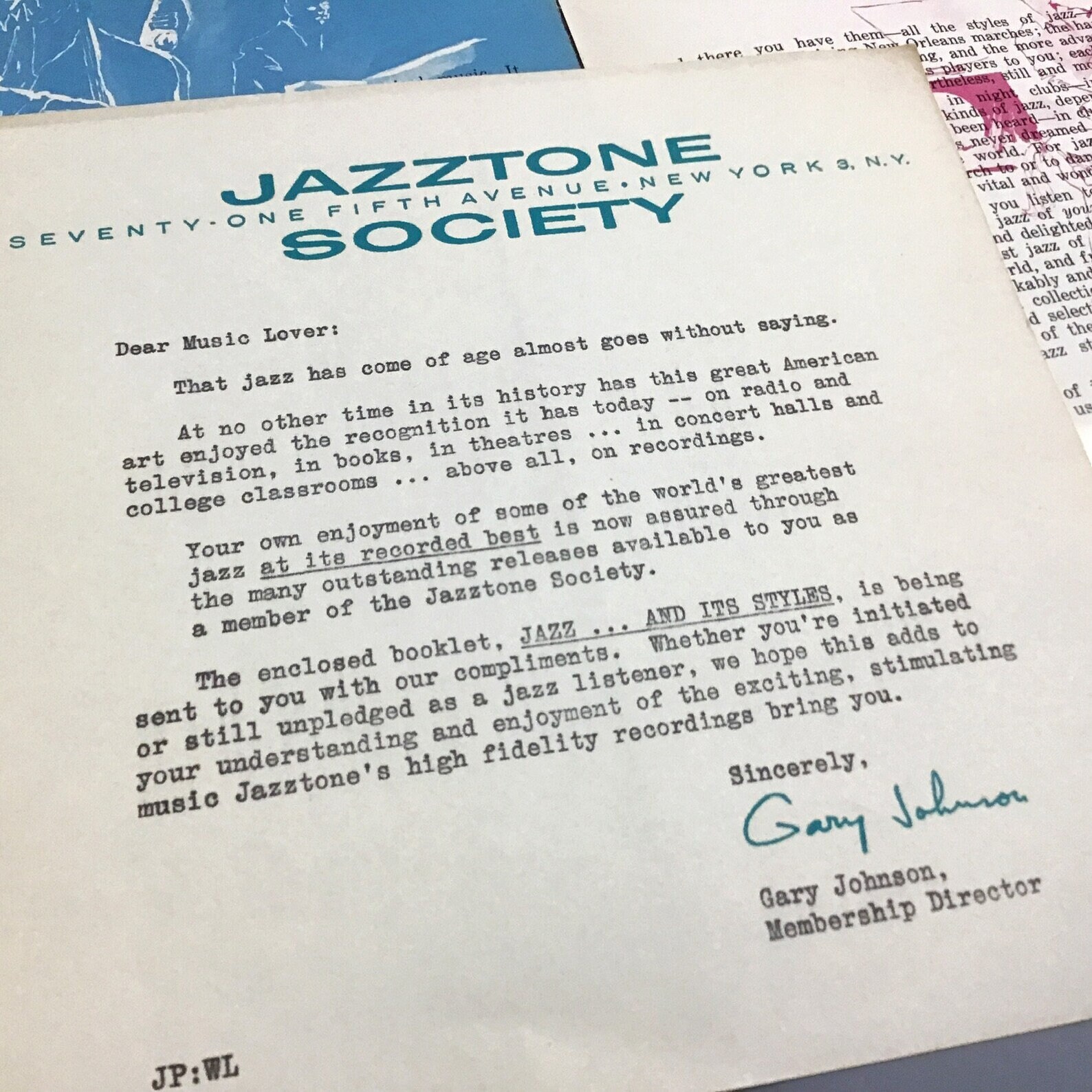 Jazz and Its Styles - George T. Simon - Vintage 1950s Jazztone