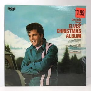 Elvis Presley - Elvis&#39; Christmas Album - SEALED - Vintage 1970 Vinyl LP Album - RCA Camden Records - Blue Christmas, Silent Night