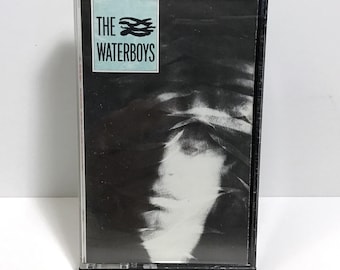 May include: A black cassette tape with a white label that says "THE WATERBOYS" in blue text. The label also features a blue wave design.
