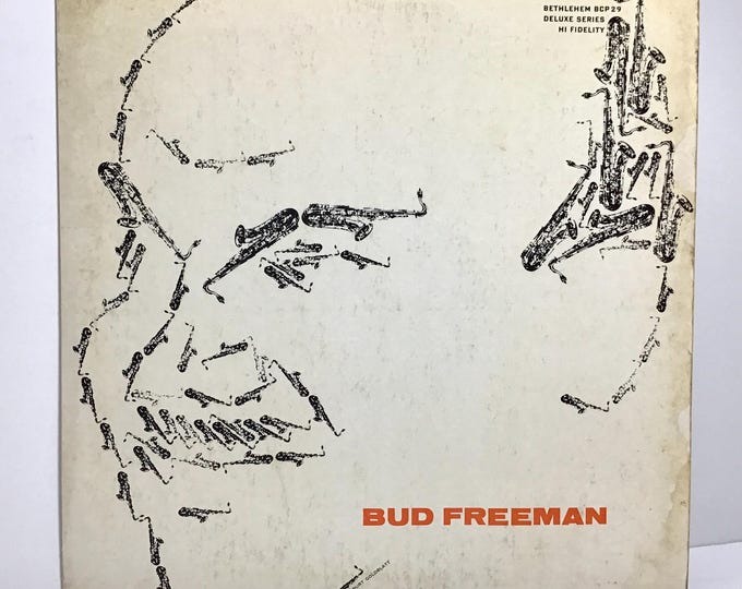 Bud Freeman - S/T - Original 1955 Vinyl LP Album - Bethlehem Records - Classic 1950s Chicago Jazz Sax Combo Music