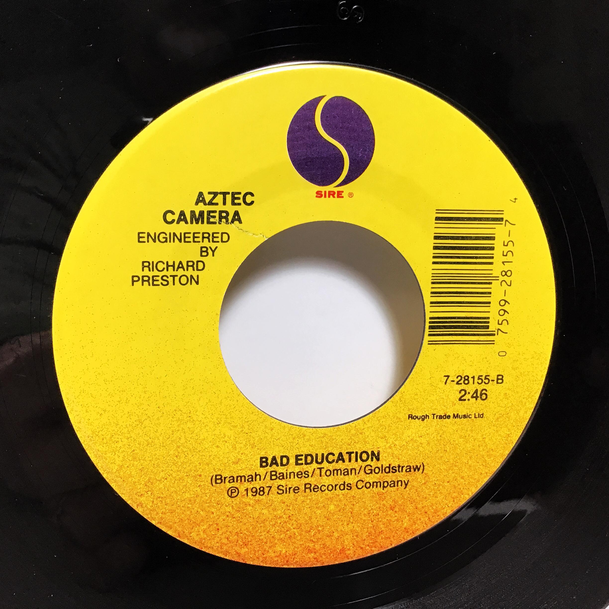 Aztec Camera - Deep Wide & Tall / Bad Education - Vintage 1987 7