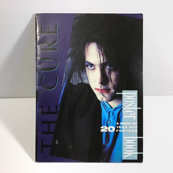 The Cure - Poster Book: A Book of 20 Tear Out Posters - Vintage 1987 Atalanta Press - Robert Smith, 1980s Alternative Rock Collectible
