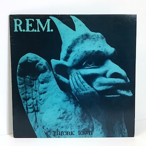 R.E.M. - Chronic Town  - Vintage 1982 Vinyl Record 12&quot; EP - Near Mint! - IRS Records SP 70502 - Classic 1980s Jangle Pop Album