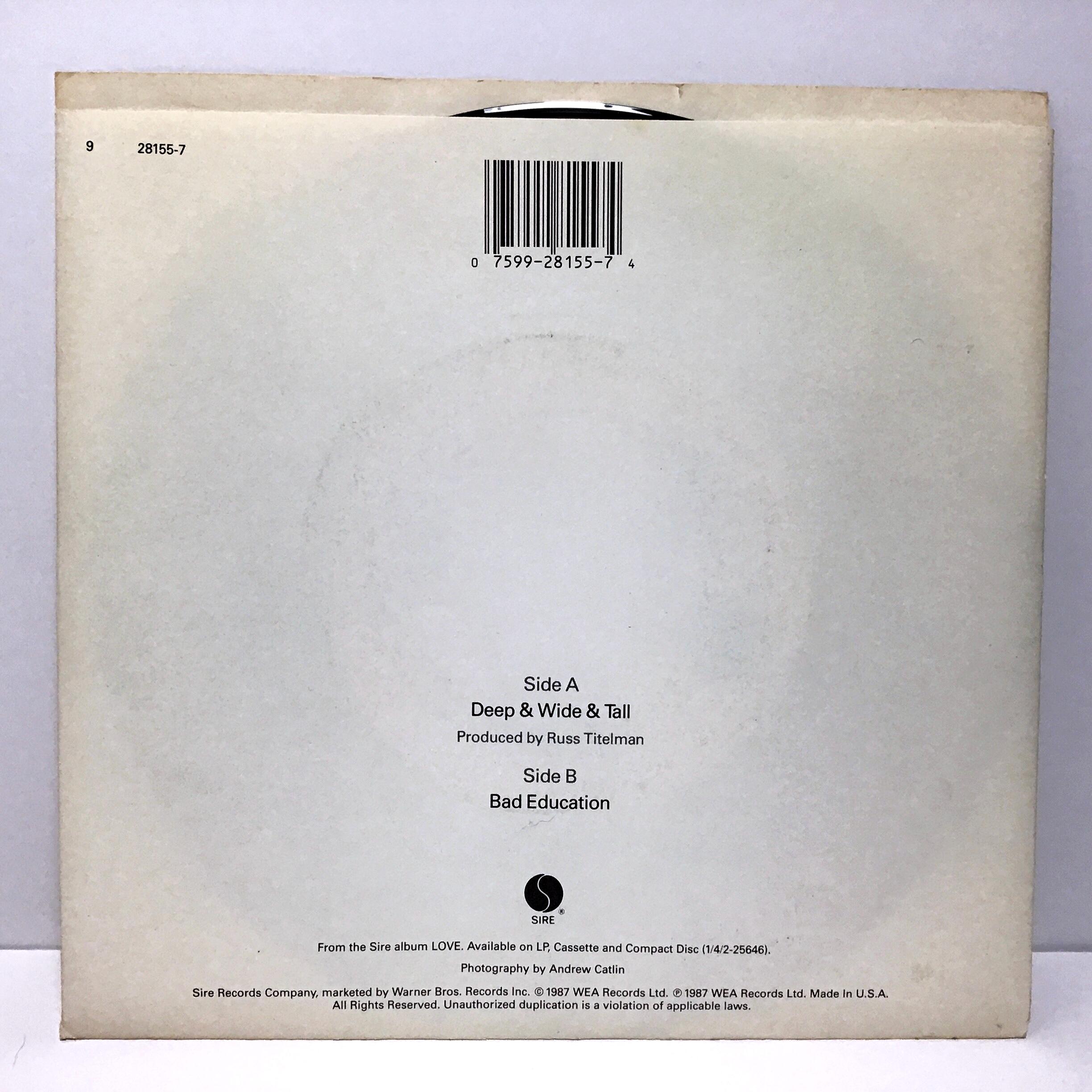 Aztec Camera - Deep Wide & Tall / Bad Education - Vintage 1987 7