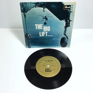The Big Lift - Vintage 7&quot; Vinyl 1969 33-1/3 Record - Revell Models - 1960s Sikorsky Helicopter, Military Aircraft Collectible