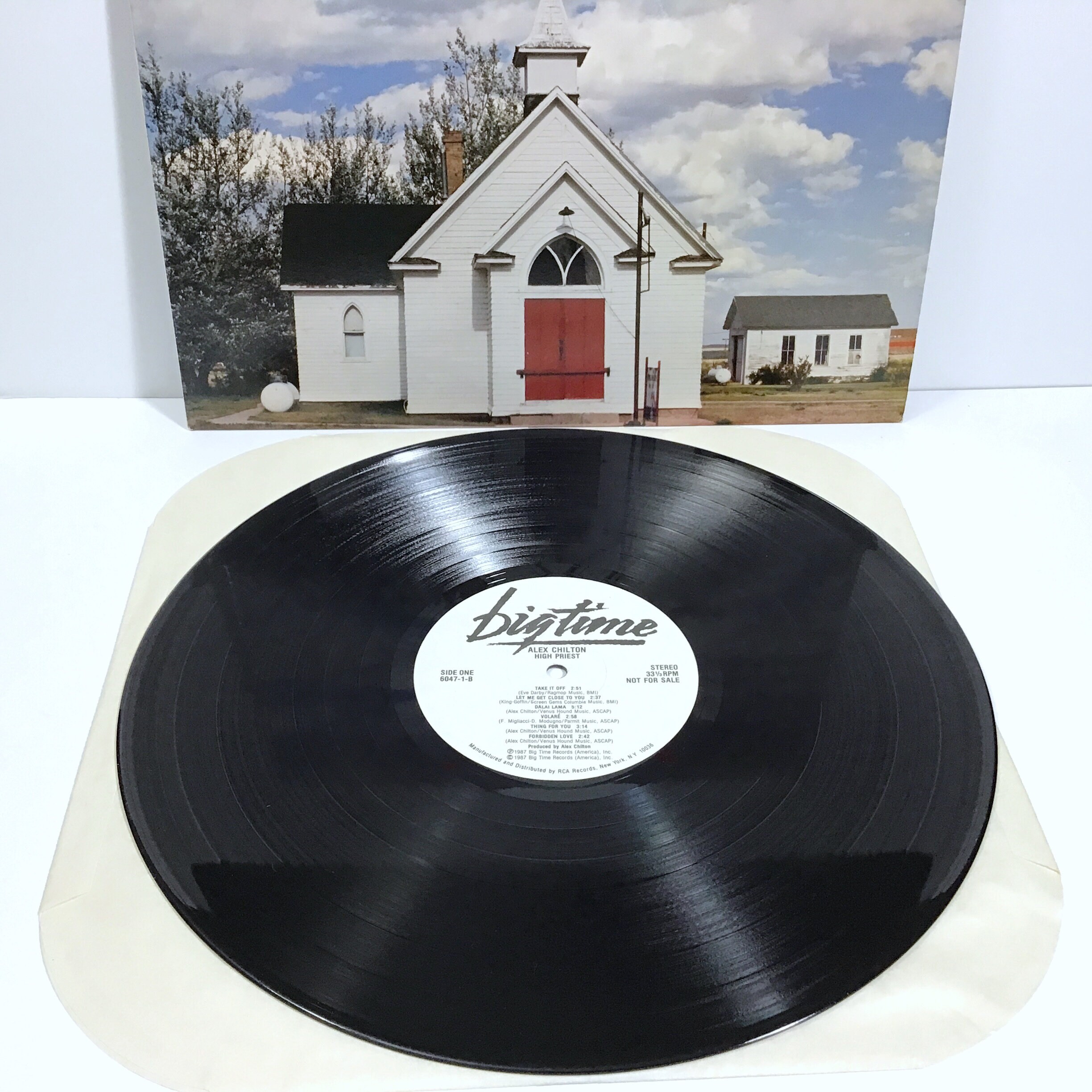 Alex Chilton - High Priest - Vintage 1987 Vinyl LP Album - Big 