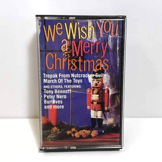 We Wish You A Merry Christmas - Various Artists - Vintage Original 1981 Cassette Tape - CBS Records - Classic Holiday Music, Jingle Bells