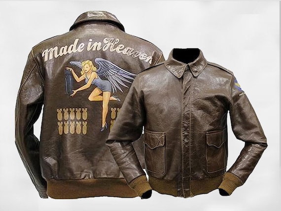 クリス・レッドフィールドのレザーボンバージャケット：「Made in