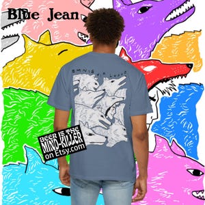 Sevro Busins Vir Lupus, Red Rising Merch, Comfort Colors, Unisex-T-Shirt Bild 8