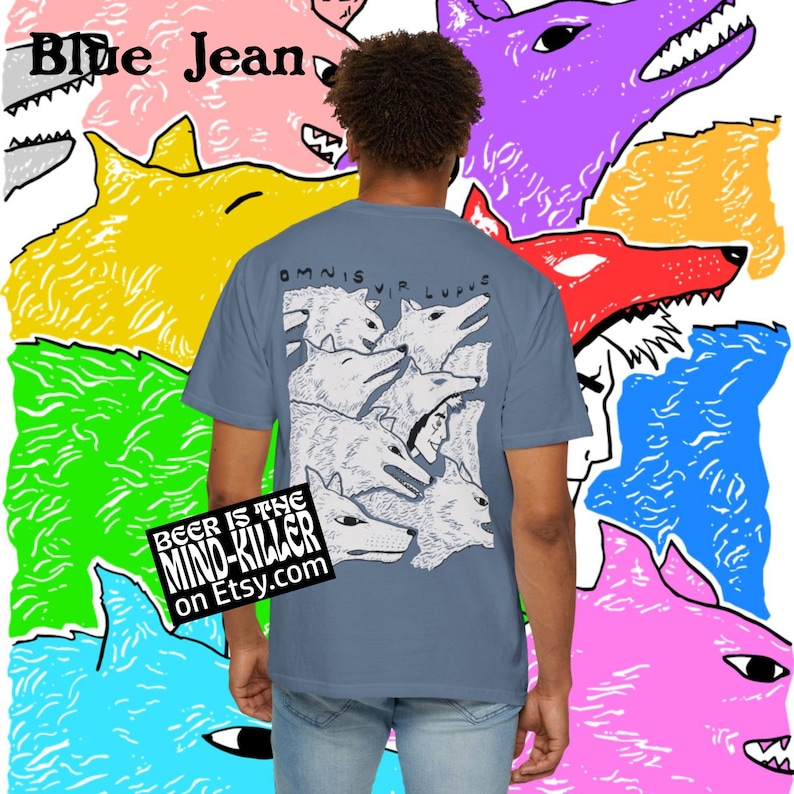 Sevro Busins Vir Lupus, Red Rising Merch, Comfort Colors, Unisex-T-Shirt Bild 8