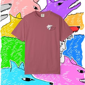Sevro Busins Vir Lupus, Red Rising Merch, Comfort Colors, Unisex-T-Shirt Bild 7