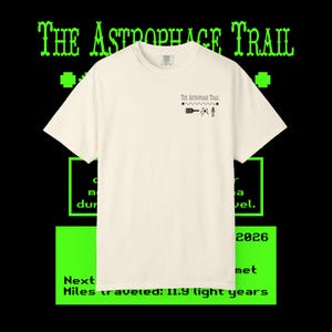 Project Hail Mary Merch, The Astrophage Trail, Comfort Colors, Unisex Garment-Dyed T-shirt, Multiple Colors image 4