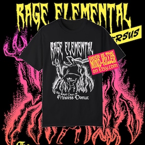 Dungeon crawler Carl Merch, Rage Elemental, comfortabele kleuren, uniseks kledingstukgeverfd T-shirt