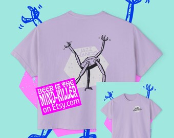 Jazz Hands, Rocky, Project Hail Mary Merch, Damska koszulka typu boxy Comfort Colors