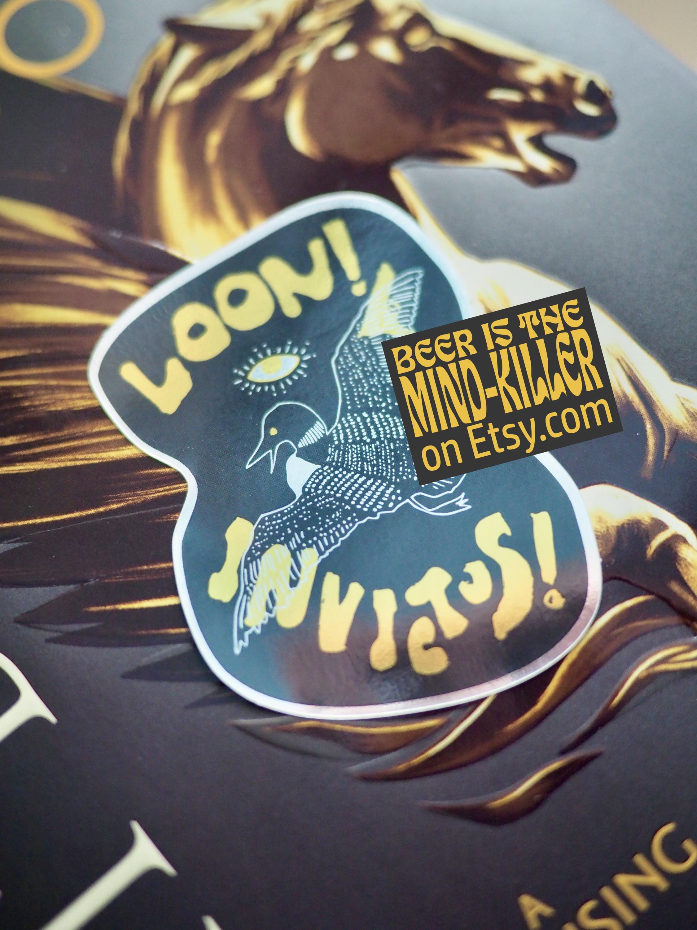 Red Rising Merch, Loon Invictus Sticker, Glossy Holographic, Free US ...