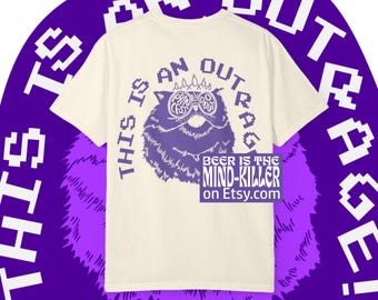 Princess Donut, This is an Outrage V2, Dungeon Crawler Carl, T-shirt unisexe teint en pièce Comfort Colors