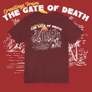 Cello's Gate, Gate of Death, Heather Unisex Jersey Short Sleeve Tee