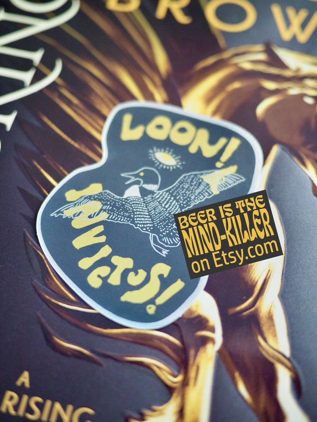 Red Rising Merch, Loon Invictus Sticker, Glossy Holographic, Free US ...