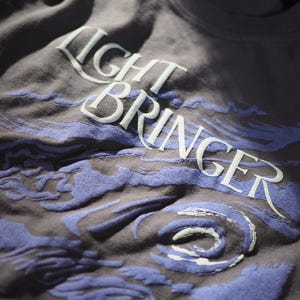 Light Bringer, Red Rising Merch, Puff Ink Screen Printed T-shirt, Comfort Colors, Bookish Howler Gift