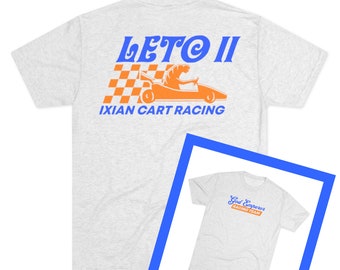 Dune, Leto Atreides II, Ixian Cart Racing, God Emperor Racing Team, Unisex Short Sleeve T-Shirt, Multiple Colorways