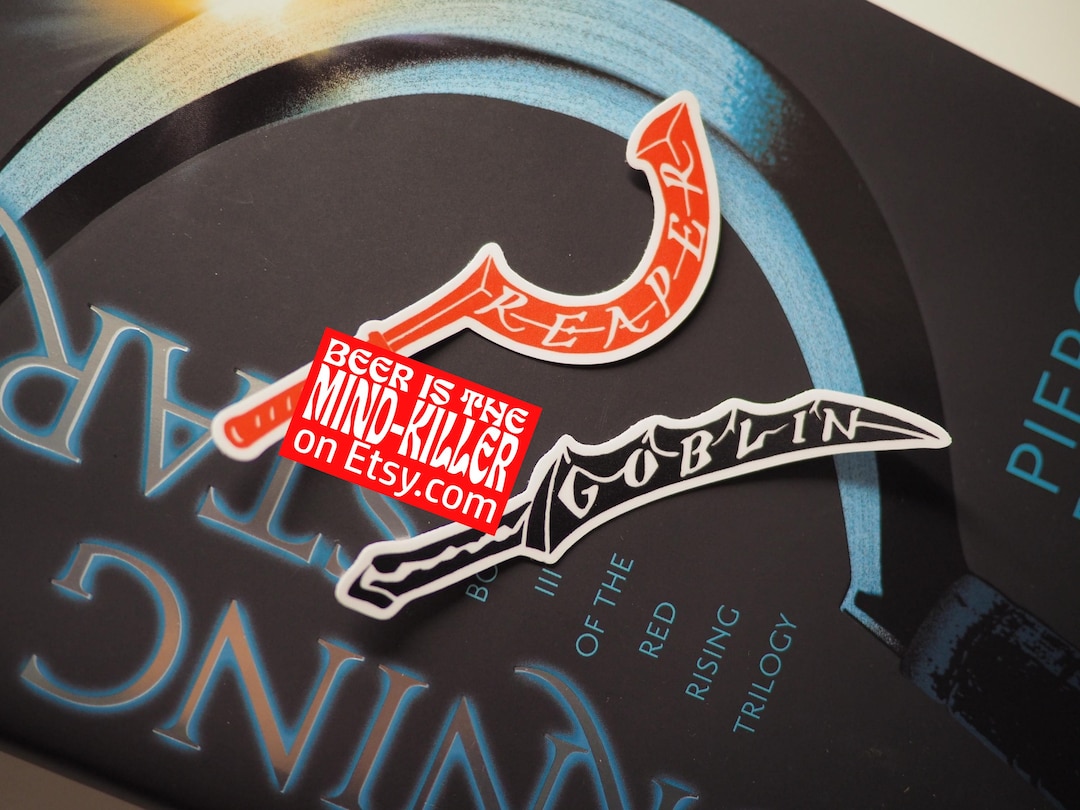 Red Rising Merch Pin Red Rising Merch, Reaper Goblin Slingblade Tickler Stickers, Free US ...