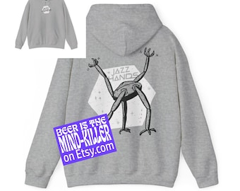 JAZZ HANDS, Project Hail Mary-merchandise, Unisex Heavy Blend™-luvtröja