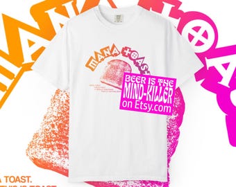 Mana Toast, productos de Dungeon Crawler Carl, camiseta unisex teñida en prenda Comfort Colors