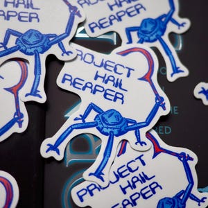 Red Rising, Project Hail Mary mashup merch, Project Hail Reaper sticker,  Free US Shipping