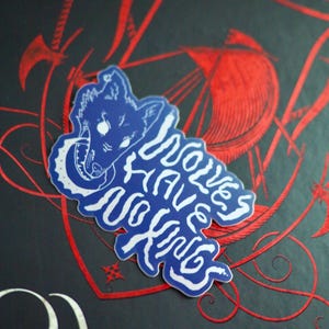 Farseer Merch, Nighteyes Sticker, Realm of the Elderlings, Assassin’s Quest, Free US Shipping