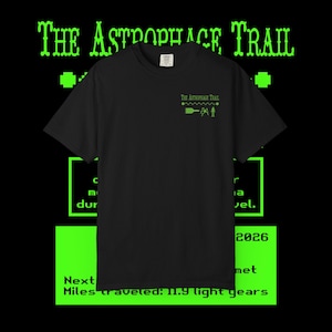 Project Hail Mary Merch, The Astrophage Trail, Comfort Colors, Unisex Garment-Dyed T-shirt, Multiple Colors image 2