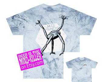 Jazz Hands, Project Hail Mary Merch, koszulka unisex Comfort Colors Tie Dye Color Blast