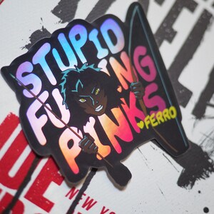 Ferro, Trilogía de la Primera Ley, Merchandising de The Blade Itself, Stupid Pinks, Holográfico brillante, Envío gratuito a EE. UU.