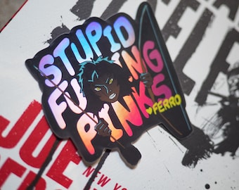 Ferro, First Law Trilogy, The Blade Itself Merch, Stupid Pinks, Glossy Holographic, Free US Shipping