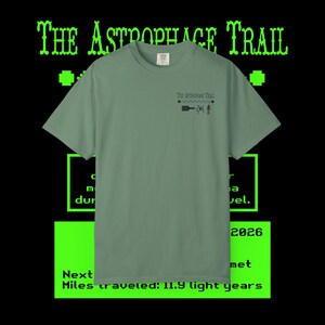 Project Hail Mary Merch, The Astrophage Trail, Comfort Colors, Unisex Garment-Dyed T-shirt, Multiple Colors image 6