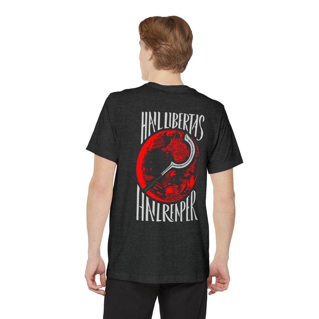Hail Libertas Hail Reaper, Red Rising, Unisex Pocket T-shirt and Back ...