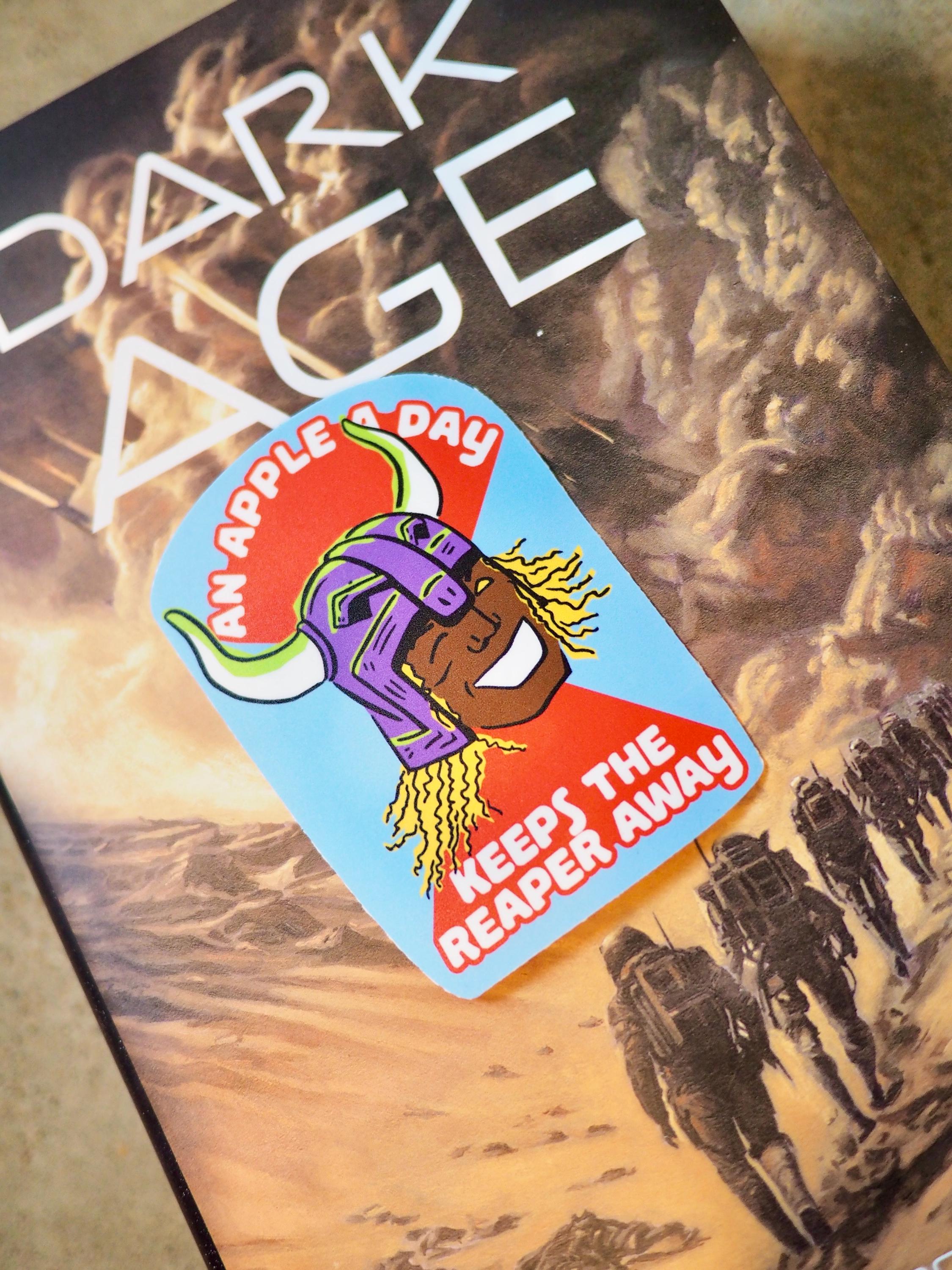 Valli Rath Red Rising Apollonius Au Valii-rath Sticker, Red Rising Merch, Matte Vinyl, Free ...