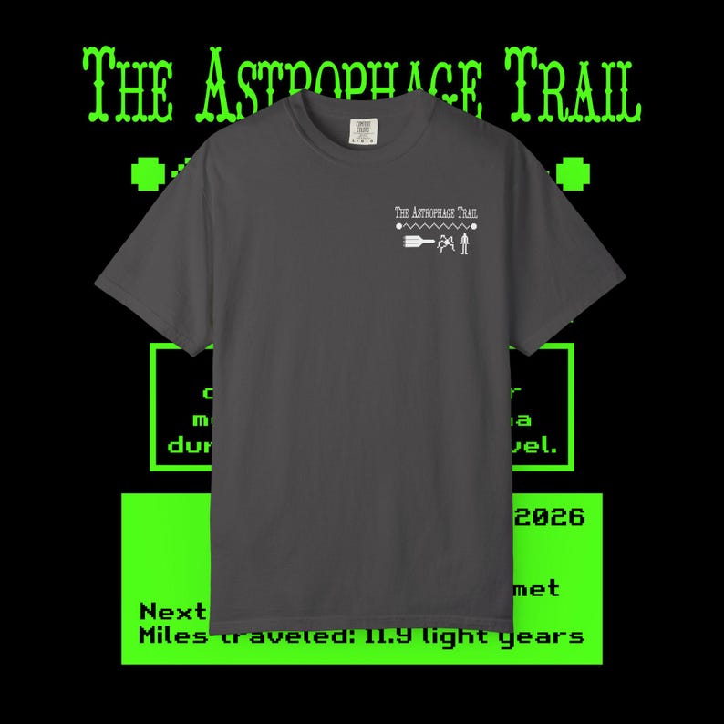 Project Hail Mary Merch, The Astrophage Trail, Comfort Colors, Unisex Garment-Dyed T-shirt, Multiple Colors image 8