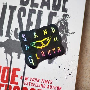 First Law Merch, Sand dan Glokta Sticker, Holographic, Free US Shipping