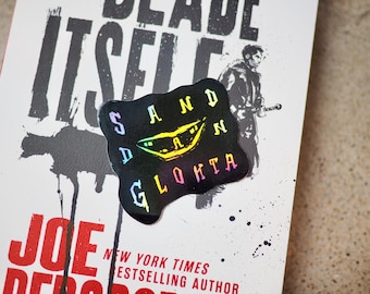 First Law Merch, Sand dan Glokta Sticker, Holographic, Free US Shipping