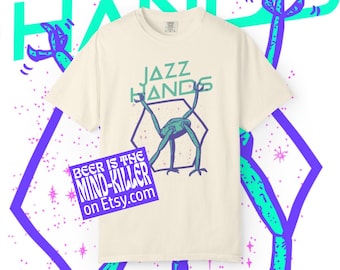 Jazz Hands, Front Graphic Only, Project Hail Mary, Comfort Colors, Unisex Garment-Dyed T-shirt