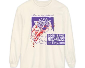 Donut princesse, c'est un scandale !, Merch Dungeon Crawler Carl, Couleurs confortables, T-shirt unisexe à manches longues teint en pièce