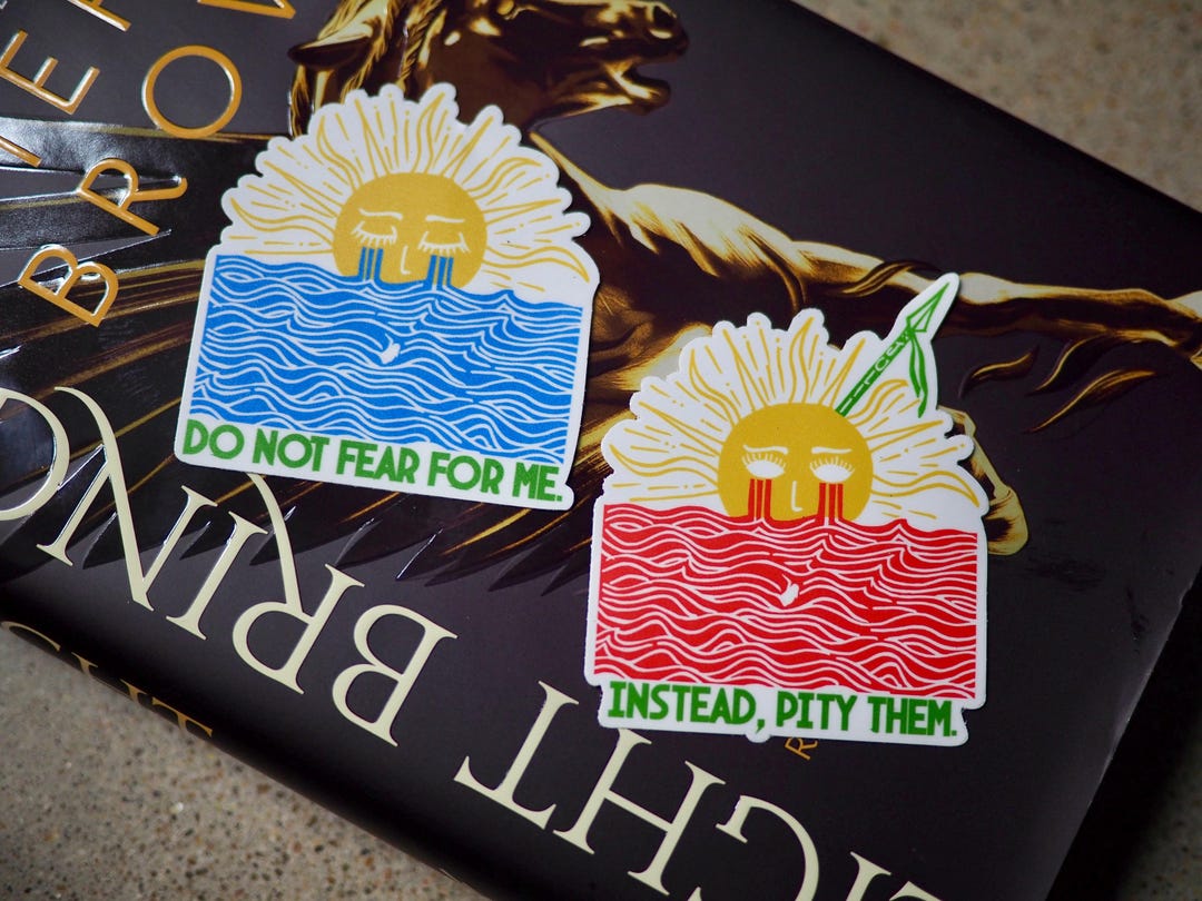 Red Rising Merch, Victra Au Julii, Set of 2 Stickers, Free US Shipping ...