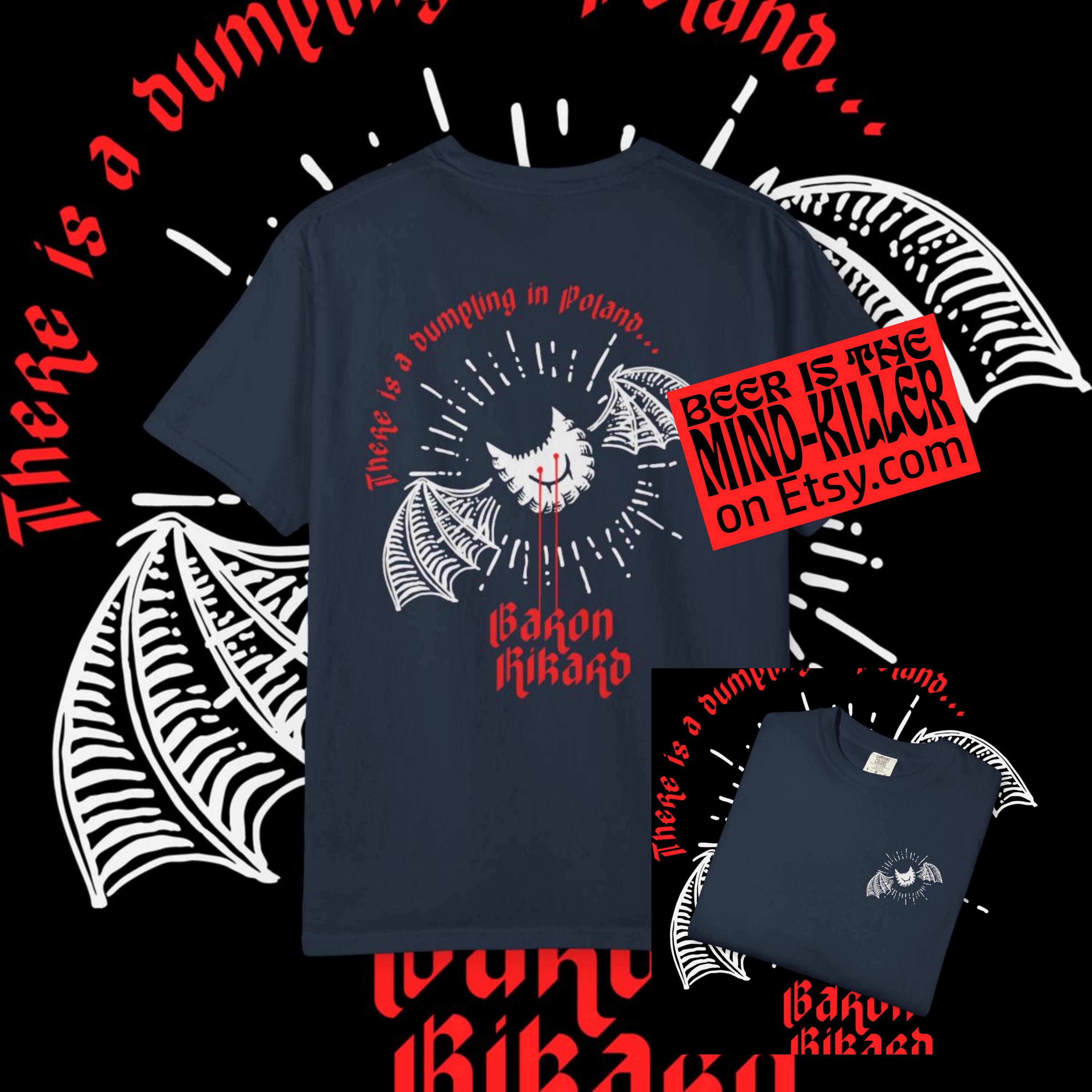 【b0y】23SS★ EMBLEM T-SHIRTS Baron Rikard, the Devils Merch, Comfort Colors, Unisex