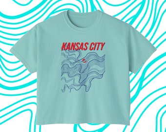 Kansas City Current Soccer Merch, Women's Boxy T-Shirt